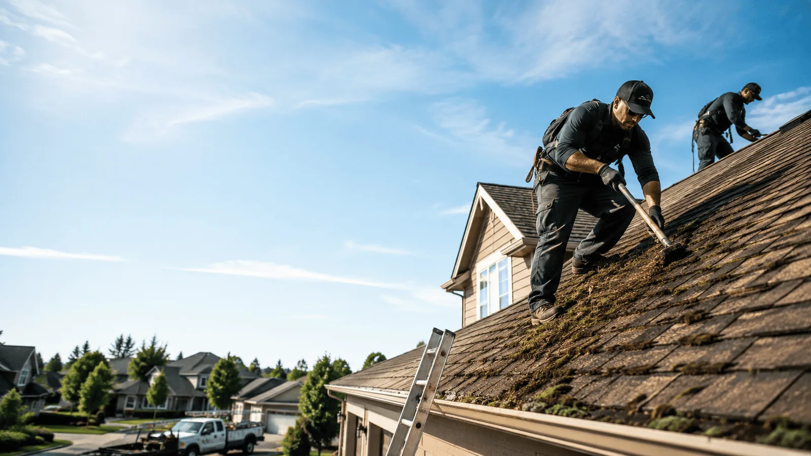 Roof Moss Removal in Cedar Grove, WI near me